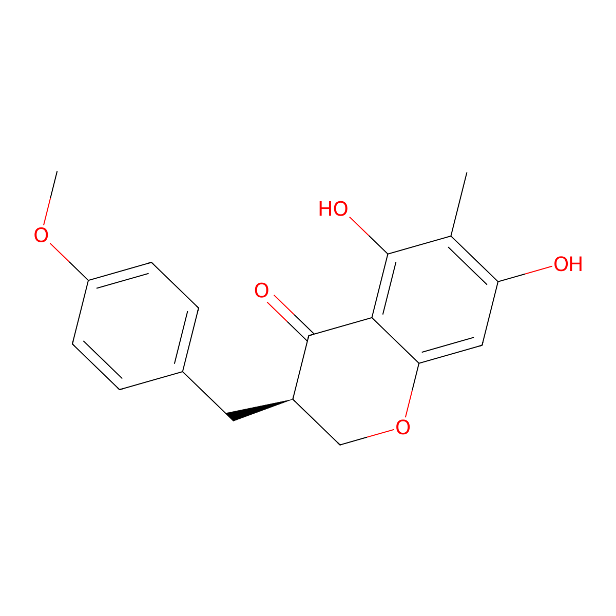 Ophiopogonanone B molecular structure, CAS 1316759-83-7