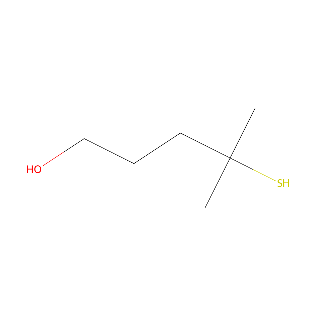 4-Mercapto-4-methyl-1-pentanol molecular structure, CAS 1316844-15-1