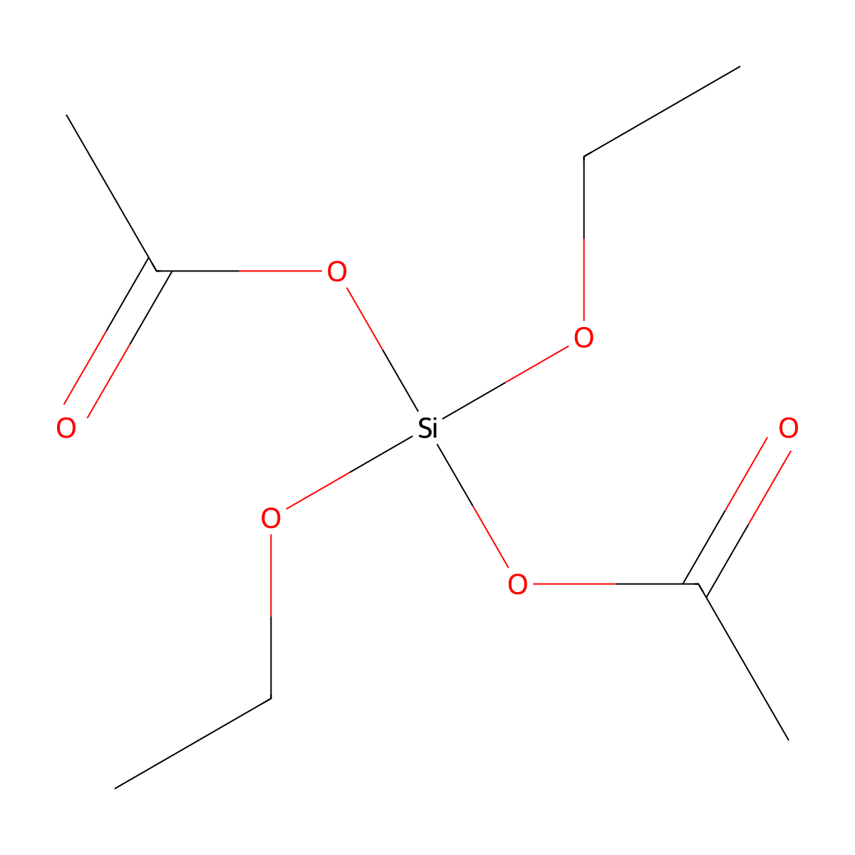 Acetic acid, 1,1'-dianhydride with silicic acid (H4SiO4) diethyl ester molecular structure, CAS 13170-18-8