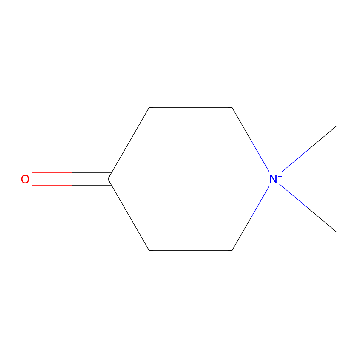 1,1-Dimethyl-4-oxopiperidinium iodide molecular structure, CAS 131703-79-2