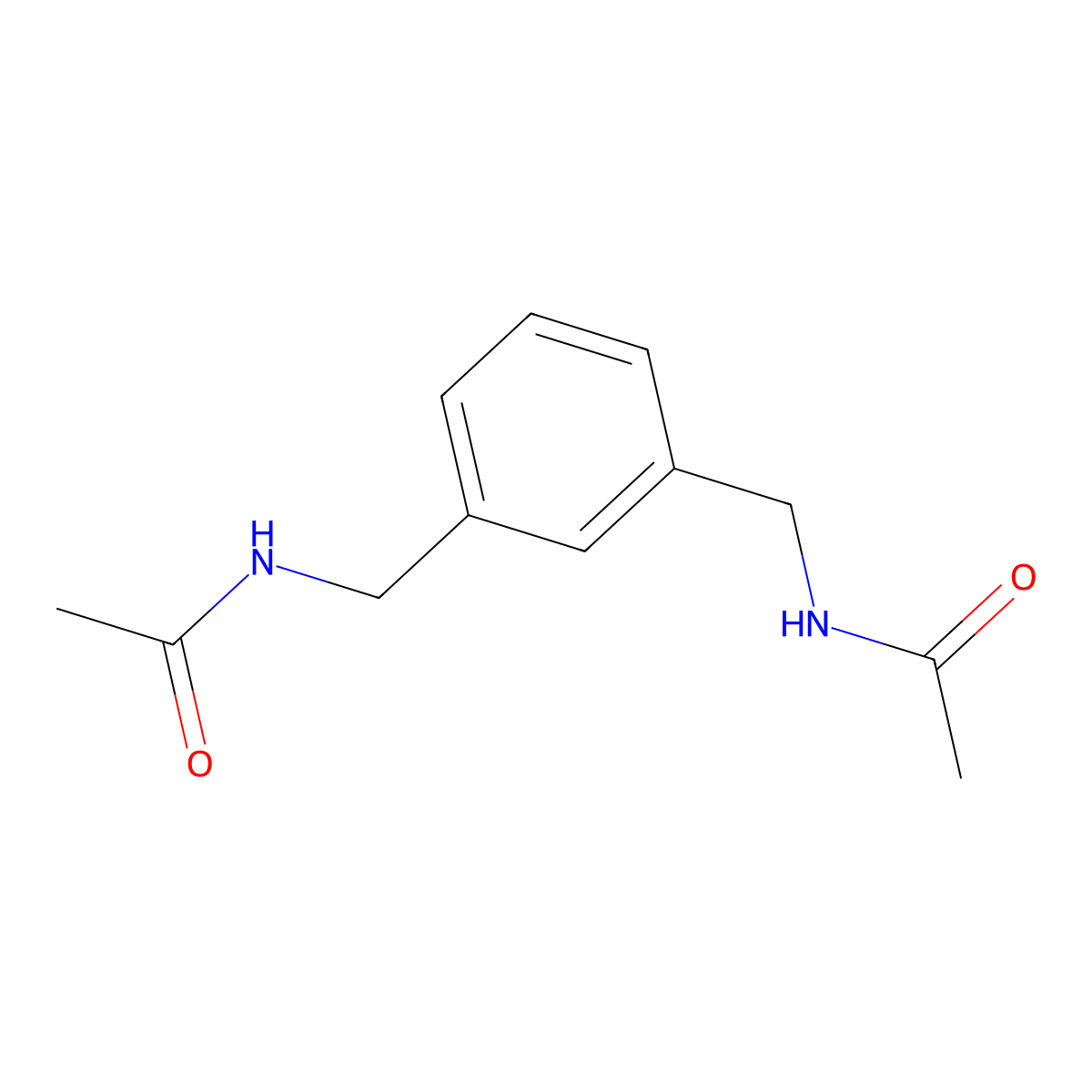 1,3-Bis(acetylaminomethyl)benzene molecular structure, CAS 131711-99-4