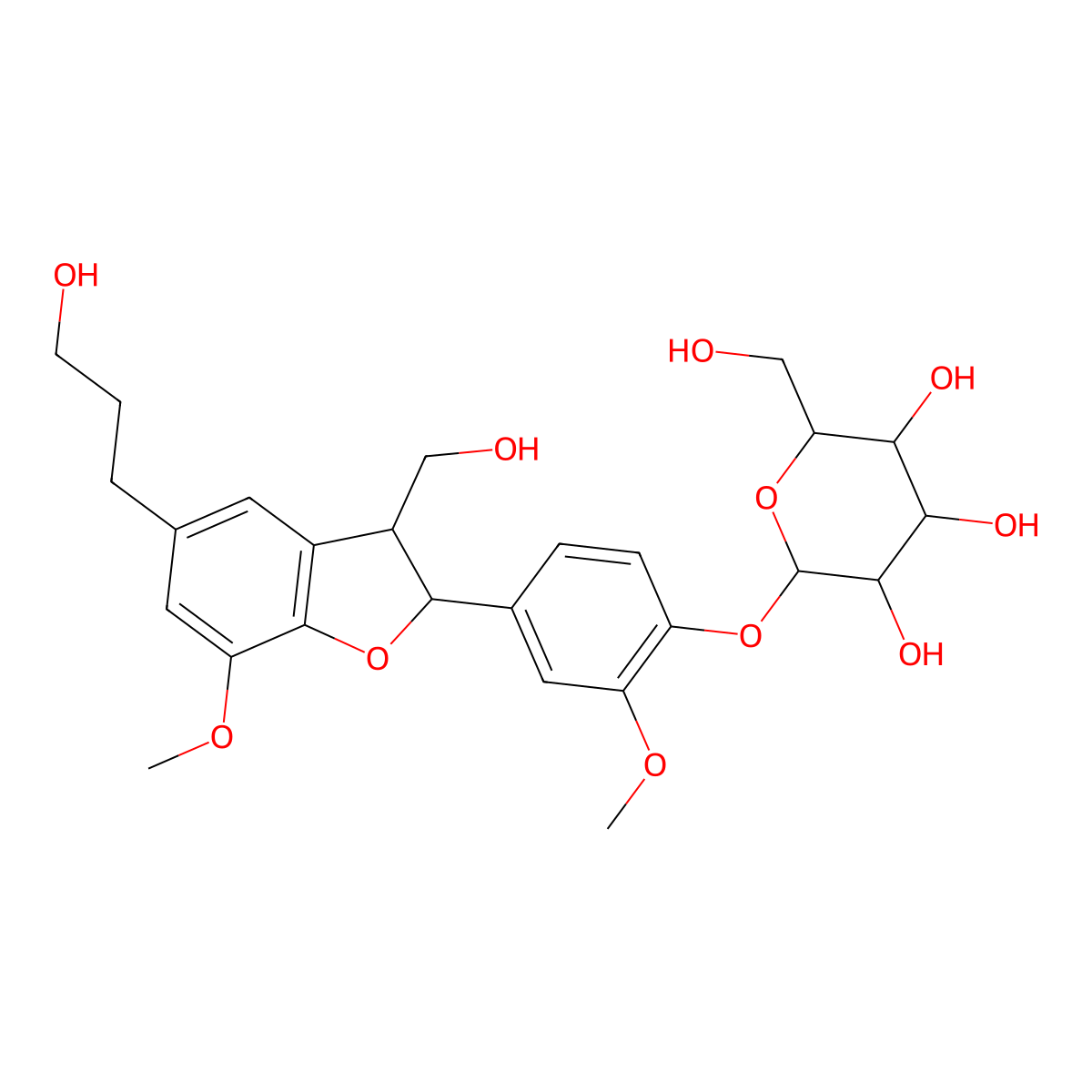 (7S,8R)-Urolignoside molecular structure, CAS 131723-83-6
