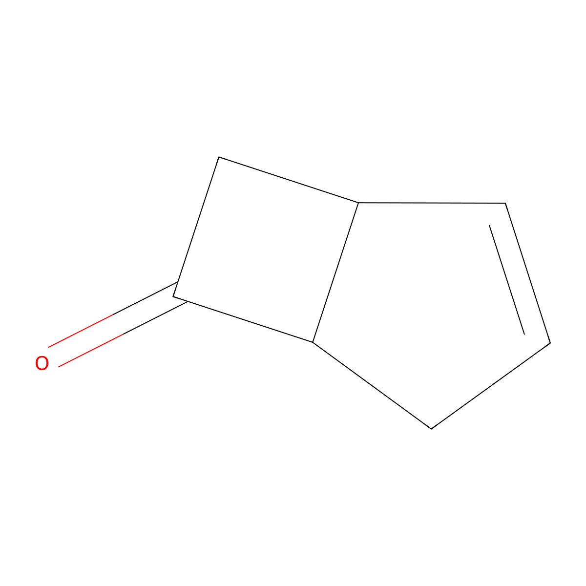 Bicyclo(3.2.0)hept-2-en-6-one molecular structure, CAS 13173-09-6