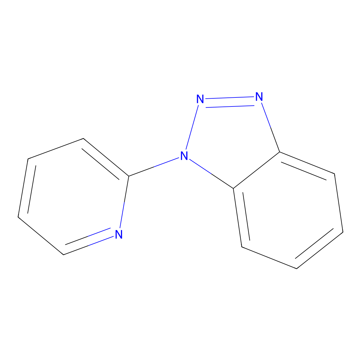 1-(2'-Pyridyl)benzo-1,2,3-triazole molecular structure, CAS 13174-93-1