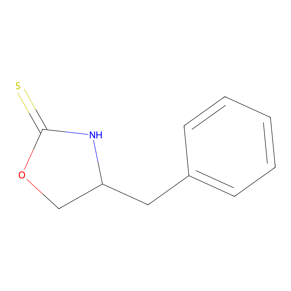 4-Benzyloxazolidine-2-thione molecular structure, CAS 131744-19-9
