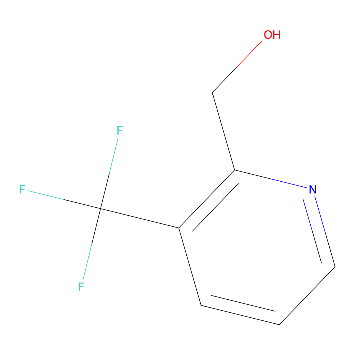 (3-(Trifluoromethyl)pyridin-2-yl)methanol molecular structure, CAS 131747-44-9