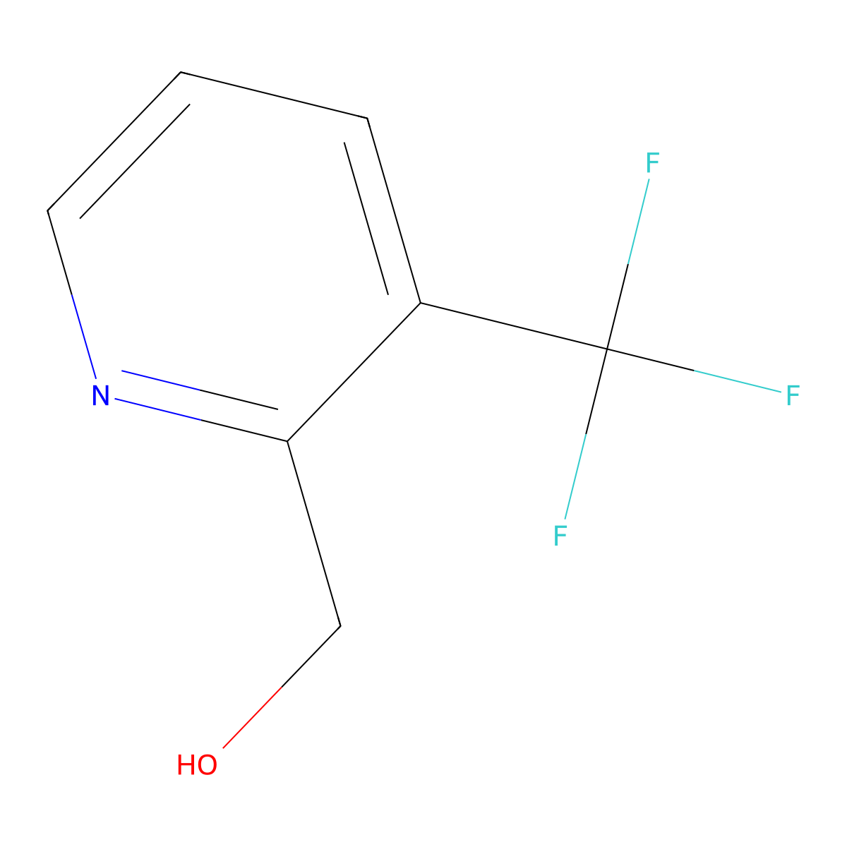 (3-(Trifluoromethyl)pyridin-2-yl)methanol molecular structure, CAS 131747-44-9