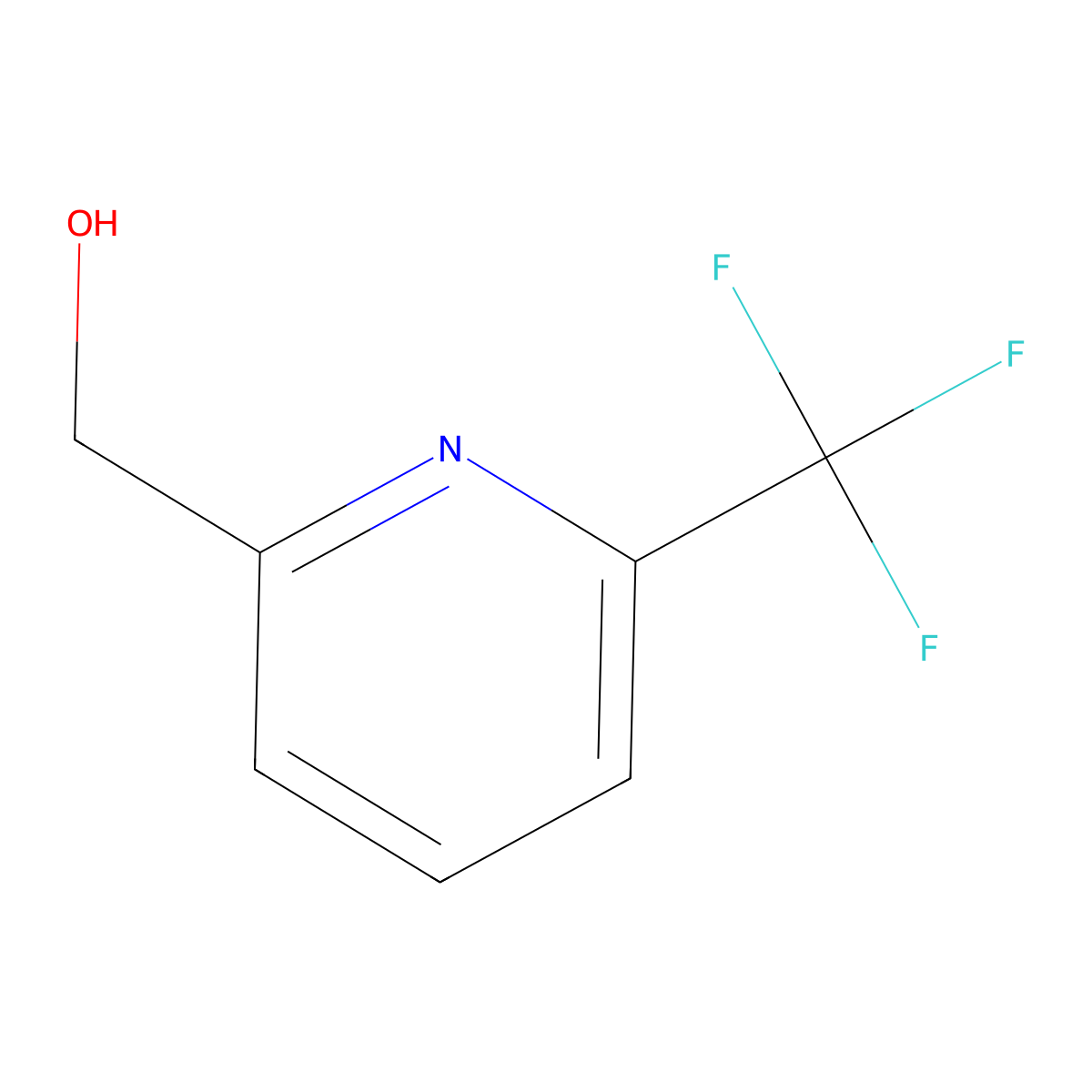 [6-(Trifluoromethyl)pyridin-2-yl]methanol molecular structure, CAS 131747-53-0