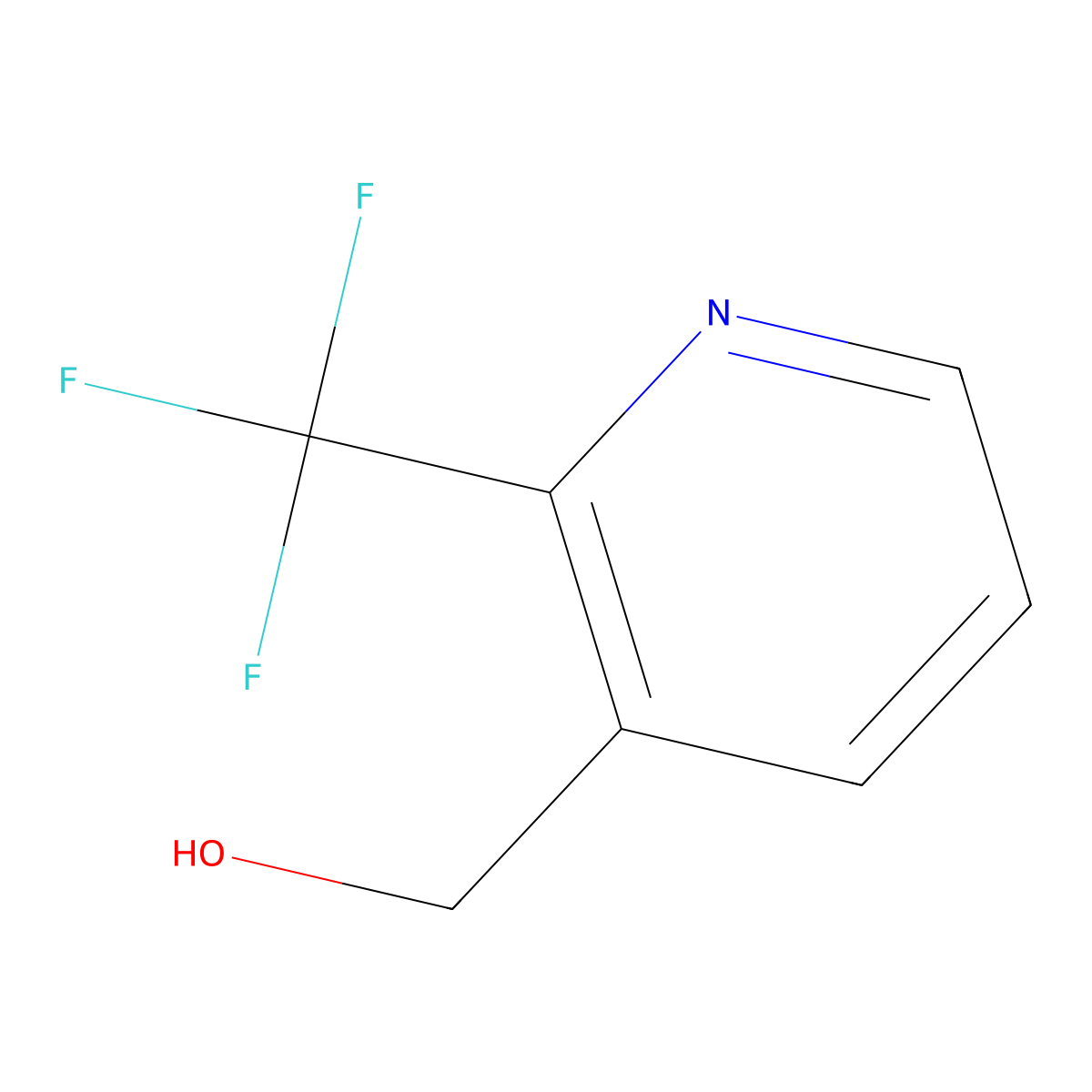 [2-(Trifluoromethyl)pyridin-3-yl]methanol molecular structure, CAS 131747-57-4