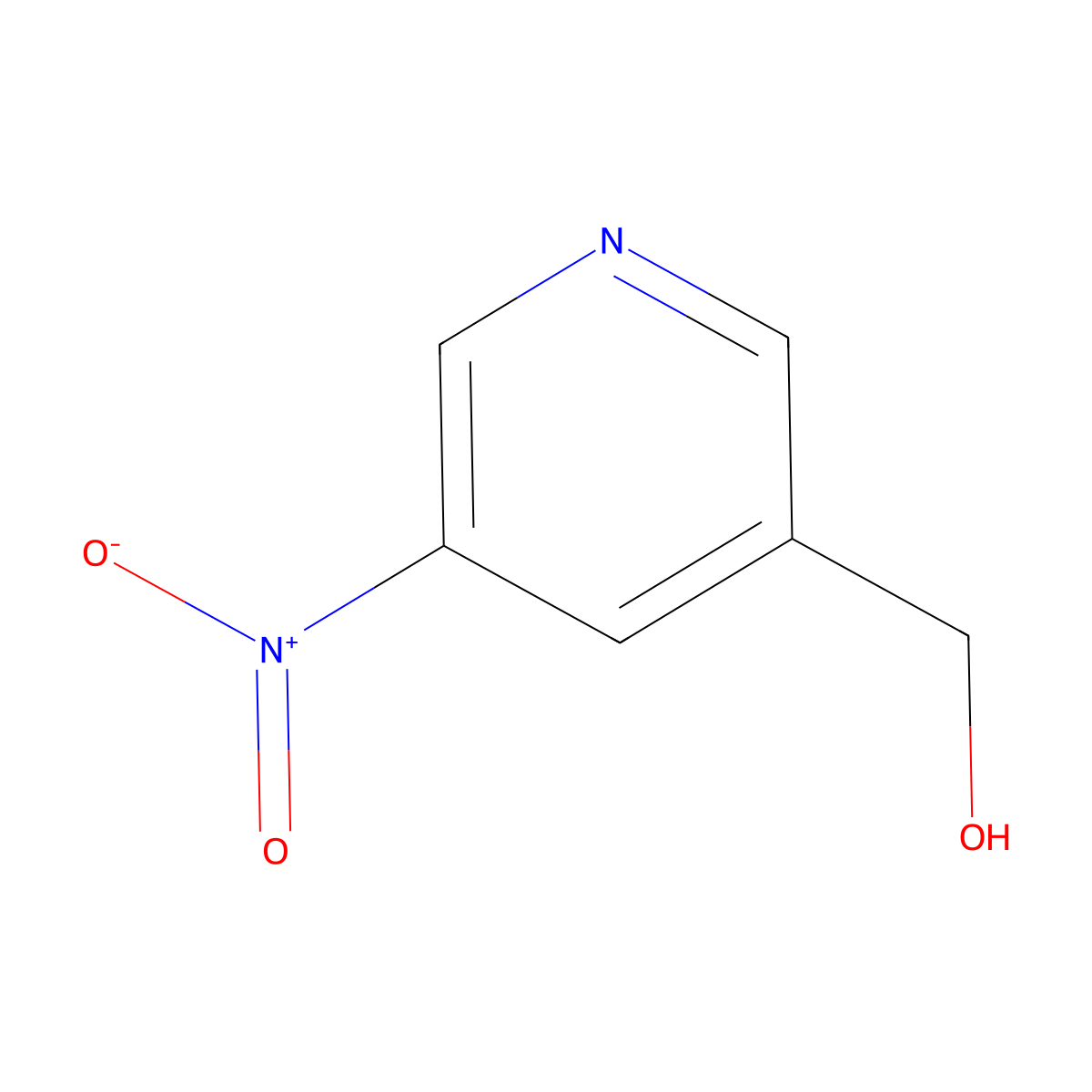 (5-Nitropyridin-3-yl)methanol molecular structure, CAS 131747-58-5
