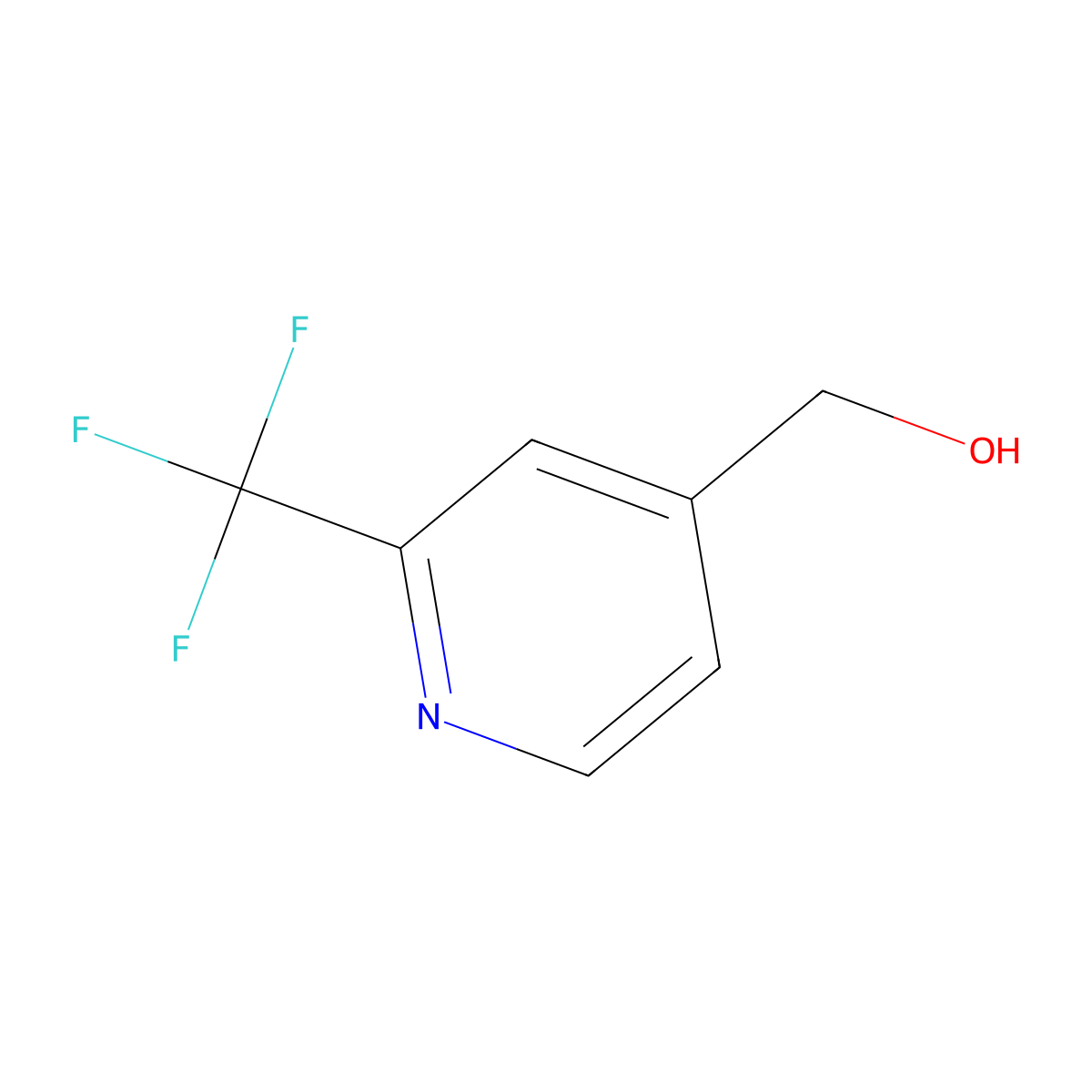 2-(Trifluoromethyl)-4-pyridinemethanol molecular structure, CAS 131747-61-0