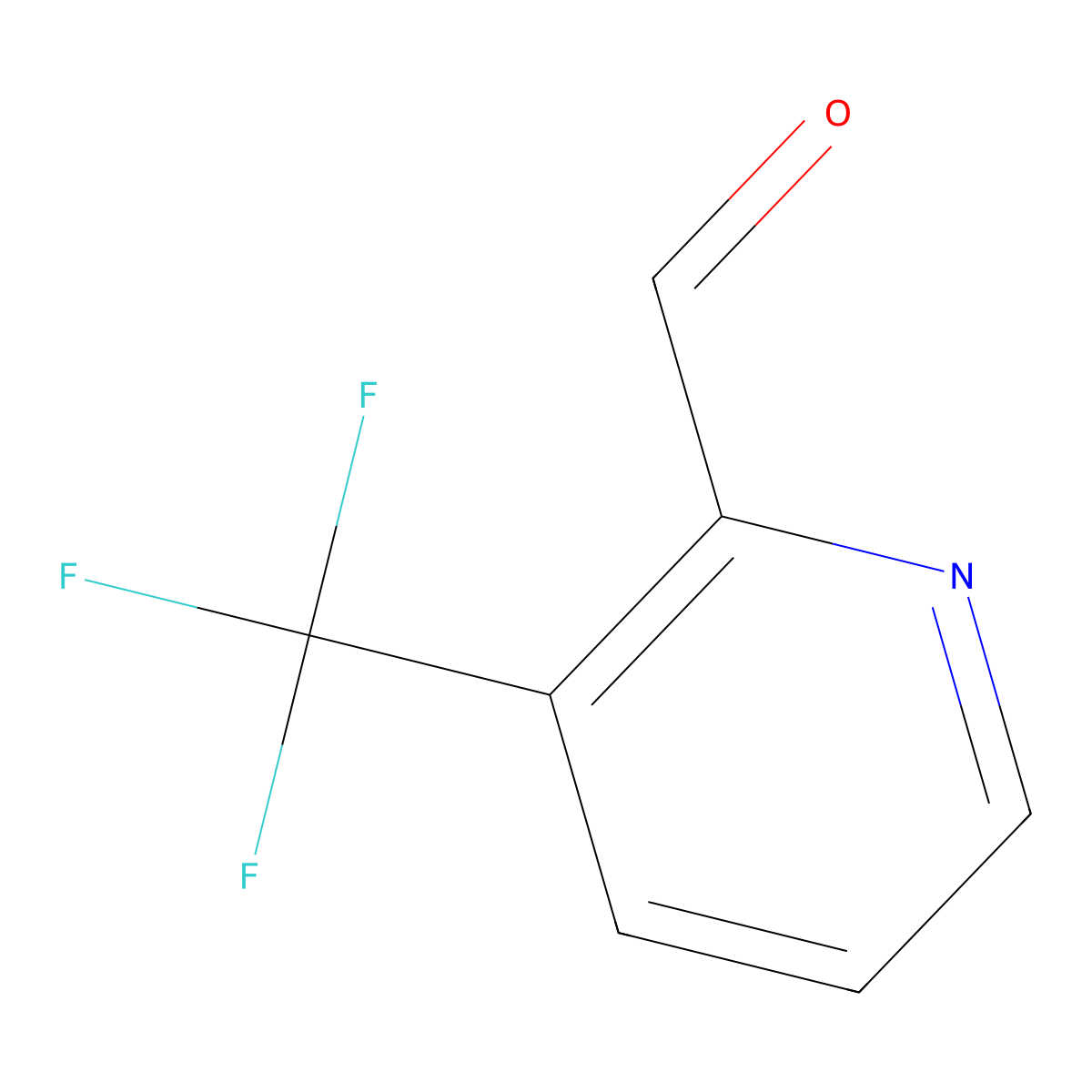 3-(Trifluoromethyl)pyridine-2-carboxaldehyde molecular structure, CAS 131747-62-1