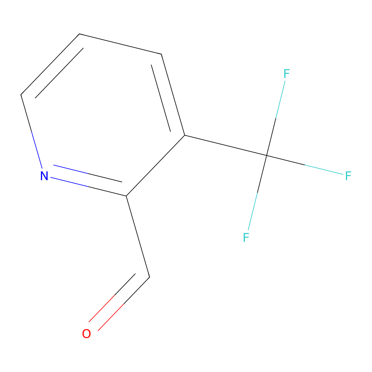 3-(Trifluoromethyl)pyridine-2-carboxaldehyde molecular structure, CAS 131747-62-1