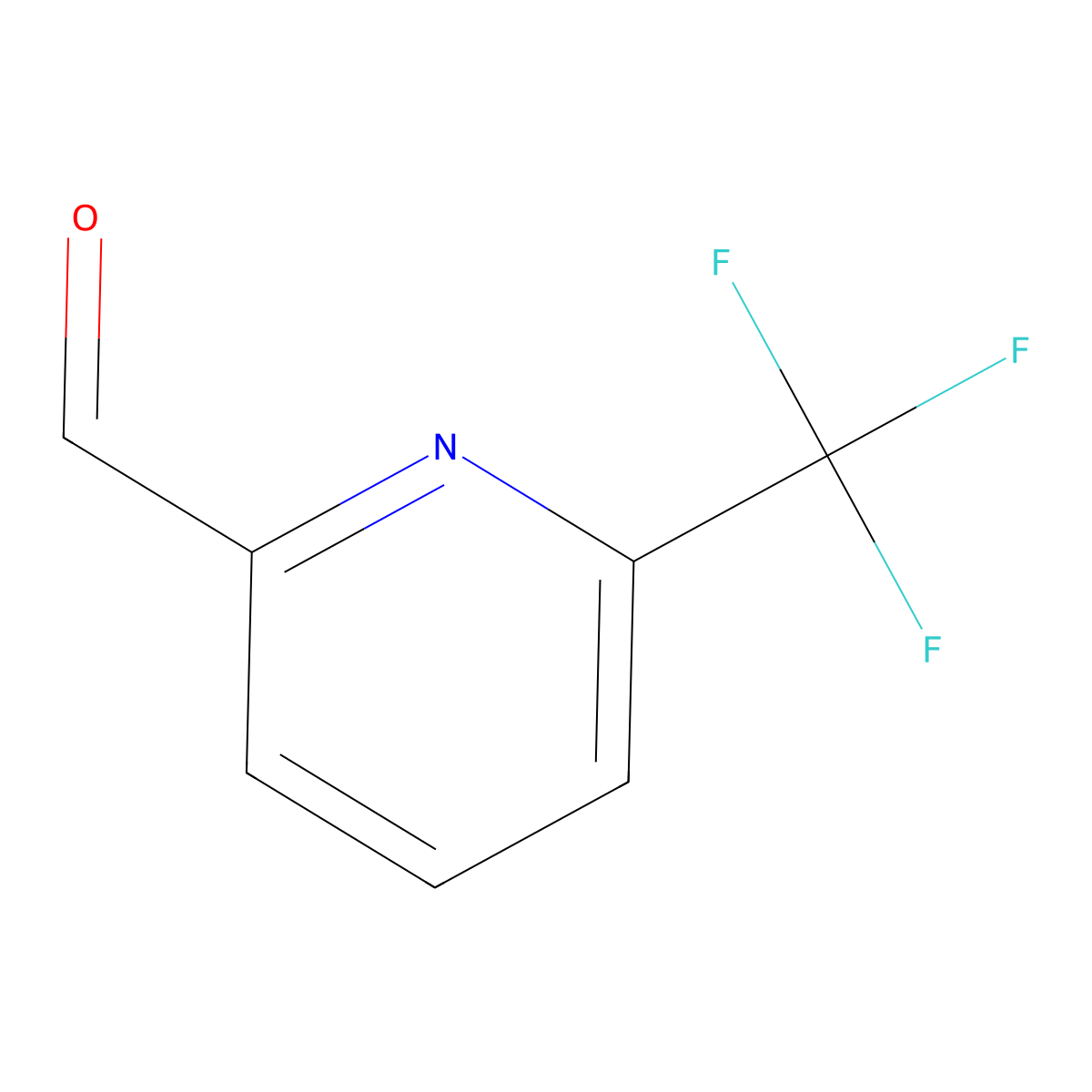 6-(Trifluoromethyl)pyridine-2-carbaldehyde molecular structure, CAS 131747-65-4