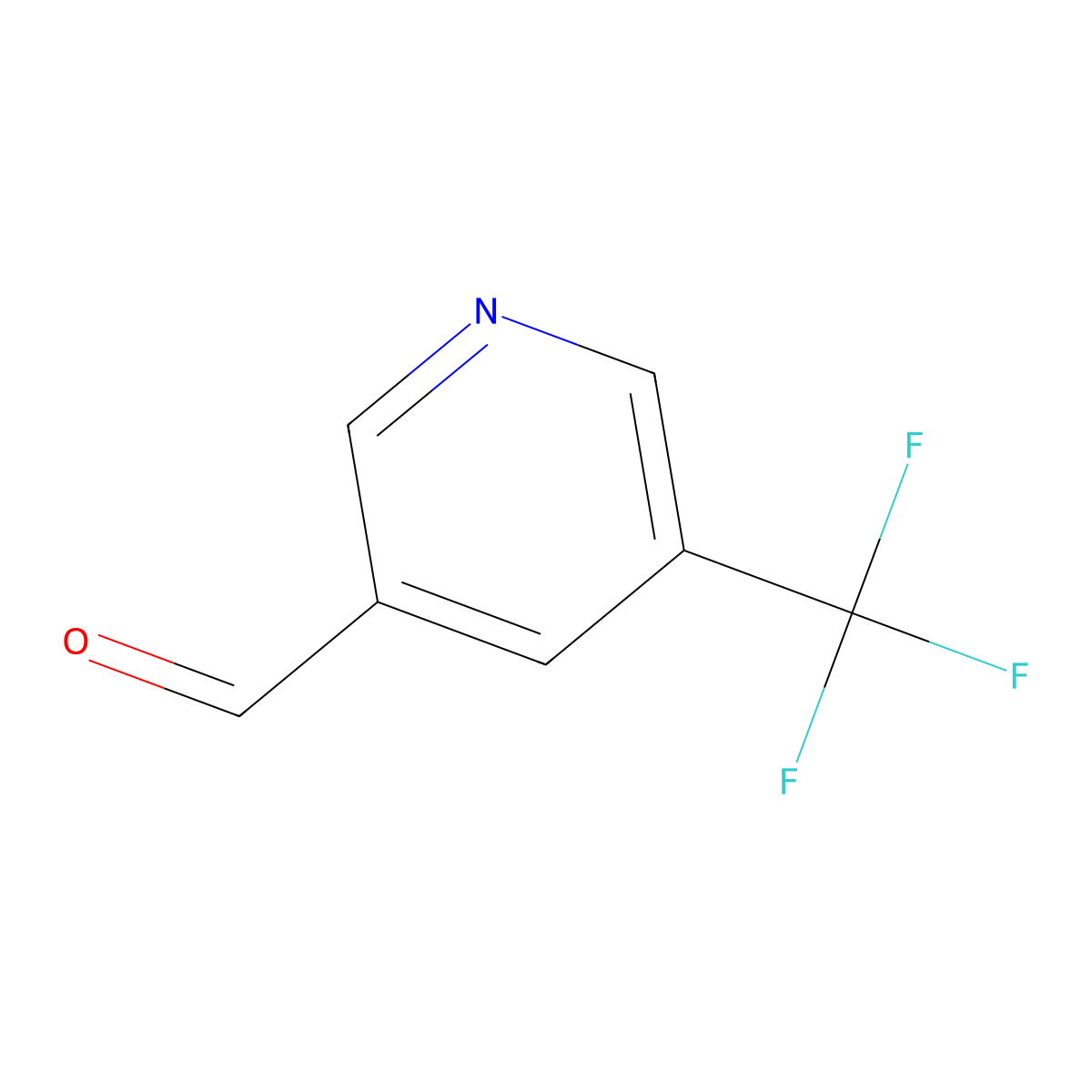 5-(Trifluoromethyl)pyridine-3-carbaldehyde molecular structure, CAS 131747-67-6