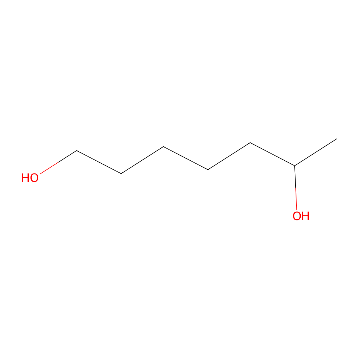 1,6-Heptanediol molecular structure, CAS 13175-27-4