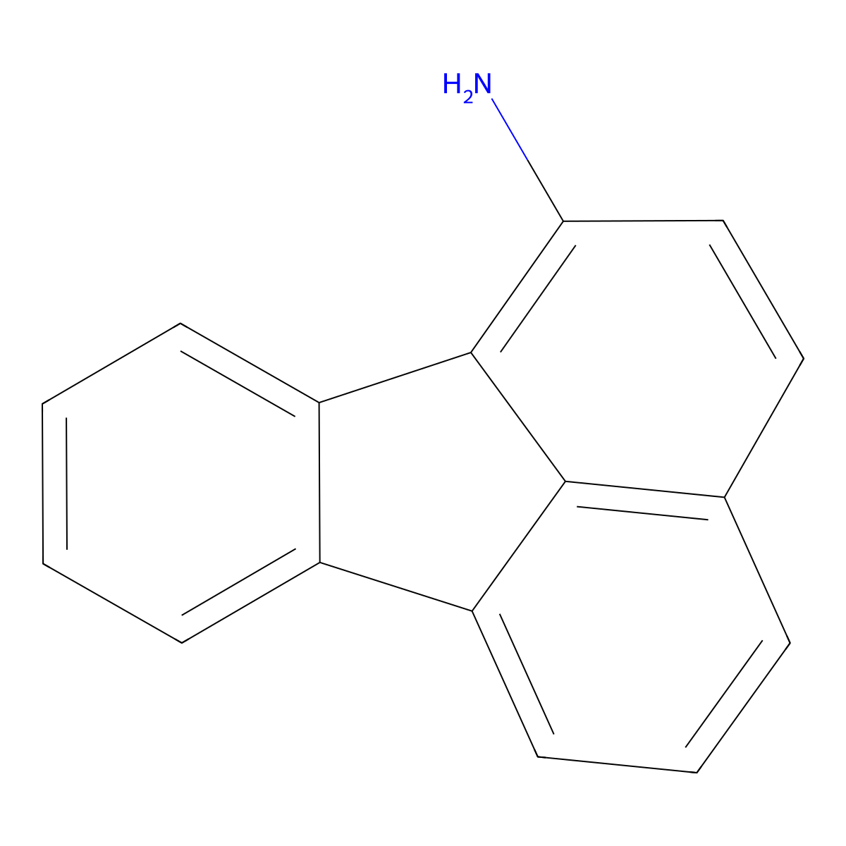 1-Fluoranthenamine molecular structure, CAS 13177-25-8