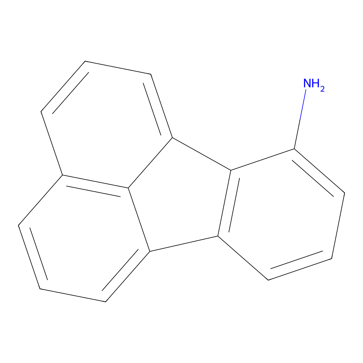 7-Fluoranthenamine molecular structure, CAS 13177-27-0
