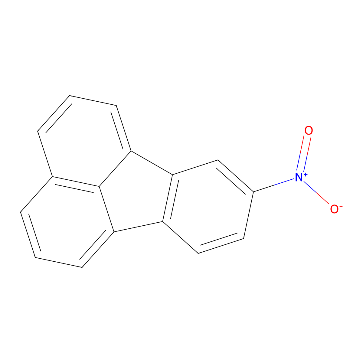 8-Nitrofluoranthene molecular structure, CAS 13177-32-7