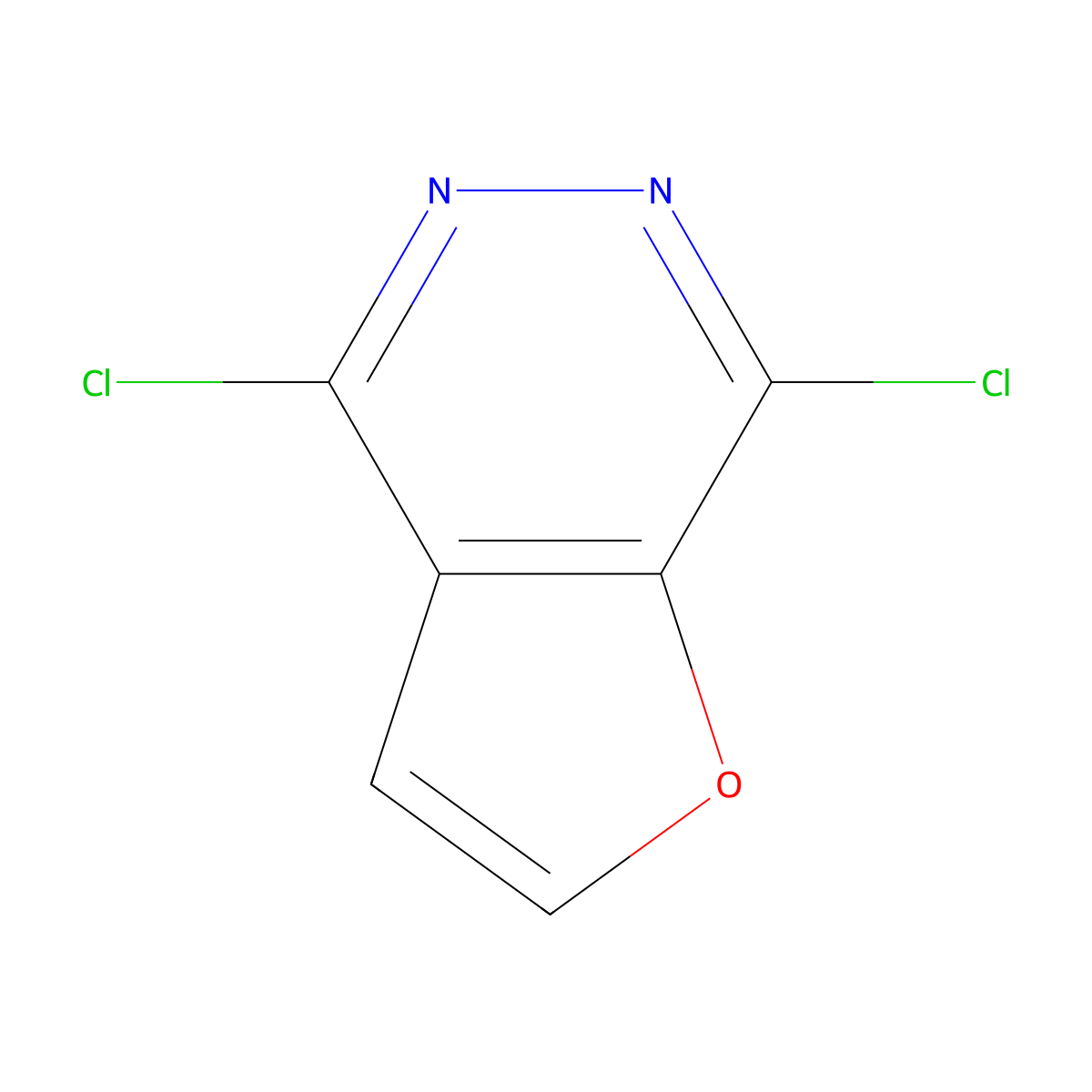 4,7-Dichlorofuro[2,3-d]pyridazine molecular structure, CAS 13177-70-3