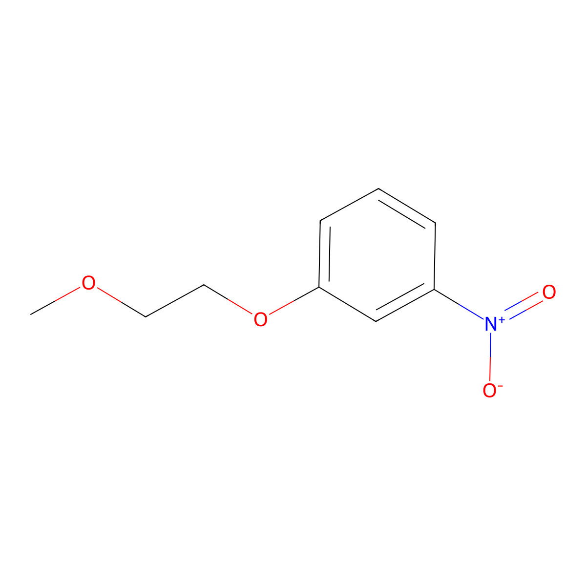 1-(2-Methoxy-ethoxy)-3-nitro-benzene molecular structure, CAS 131770-49-5