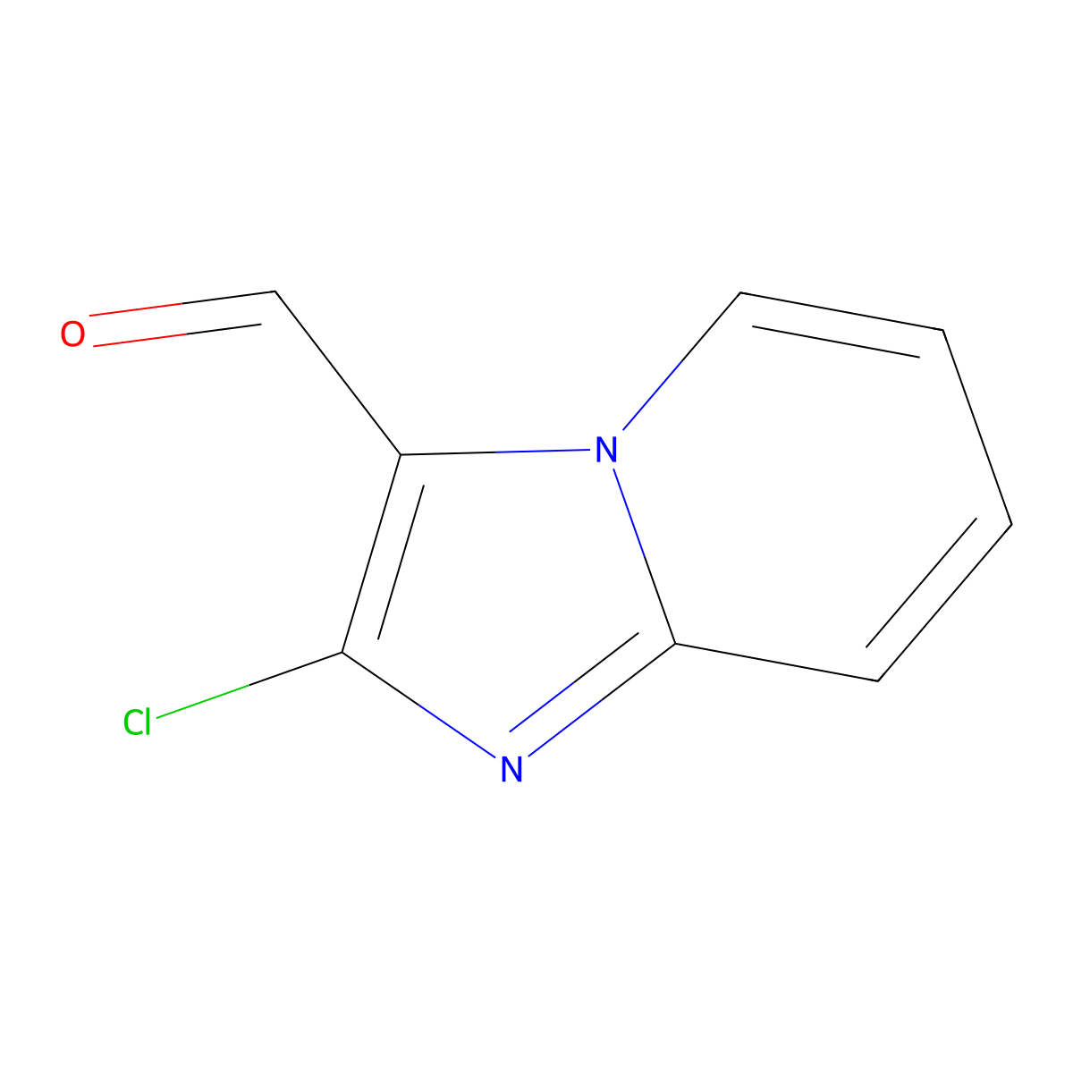 2-Chloroimidazo(1,2-a)pyridine-3-carbaldehyde molecular structure, CAS 131773-23-4