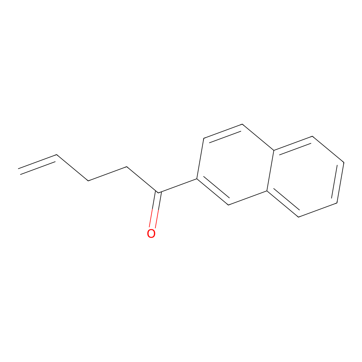 4-Penten-1-one, 1-(2-naphthalenyl)- molecular structure, CAS 131780-17-1
