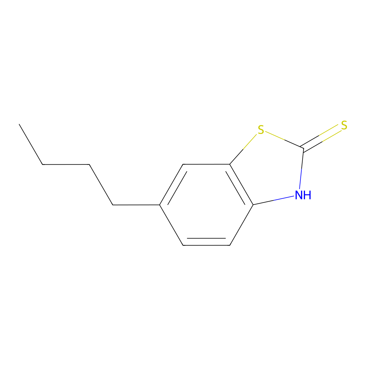 2(3H)-Benzothiazolethione,6-butyl-(9CI) molecular structure, CAS 131785-57-4