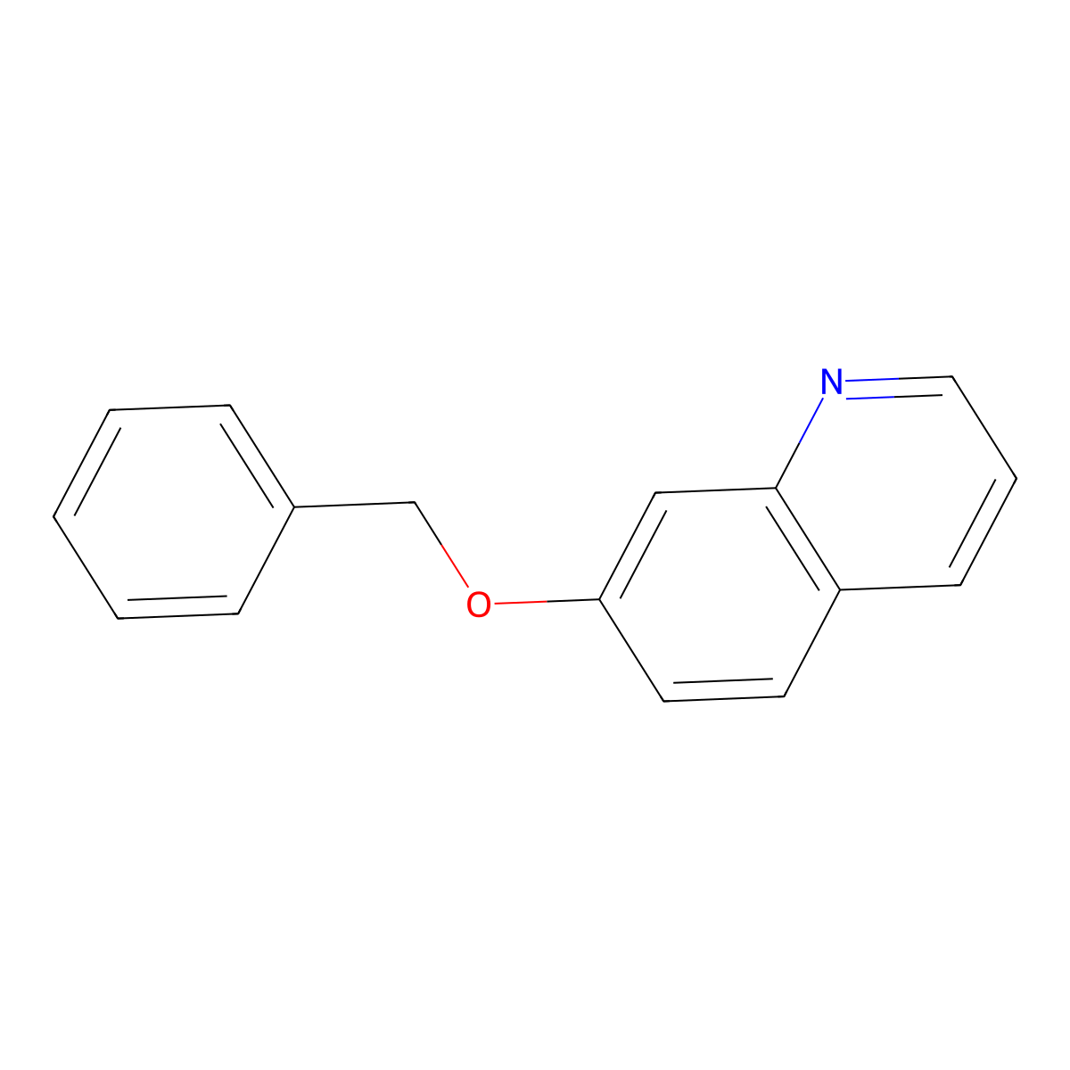 7-Benzyloxyquinoline molecular structure, CAS 131802-60-3