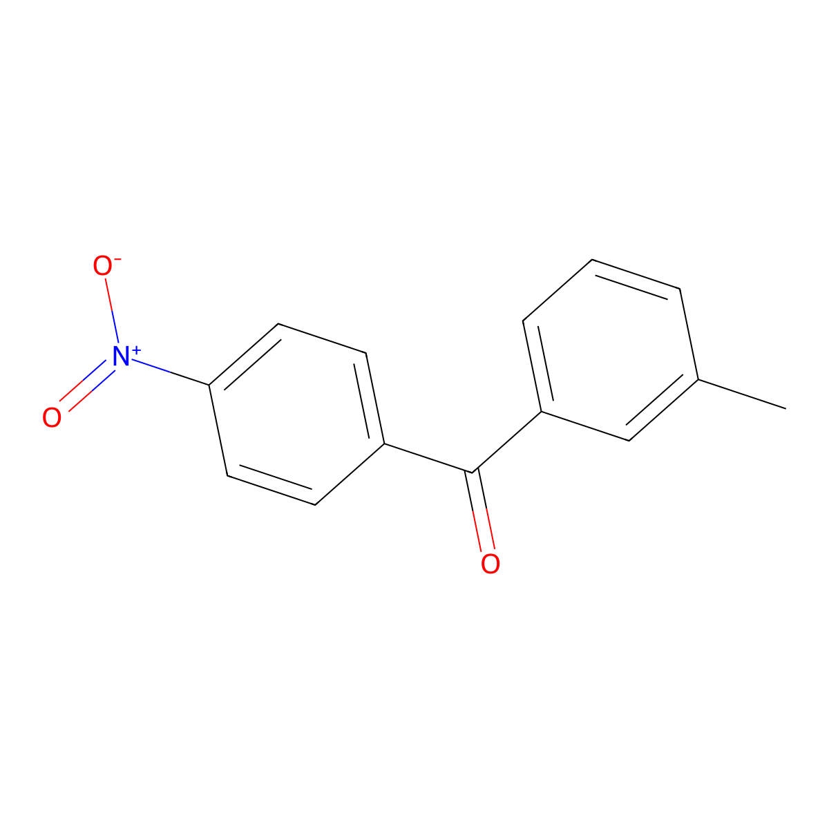 3-Methyl-4'-nitrobenzophenone molecular structure, CAS 131822-45-2