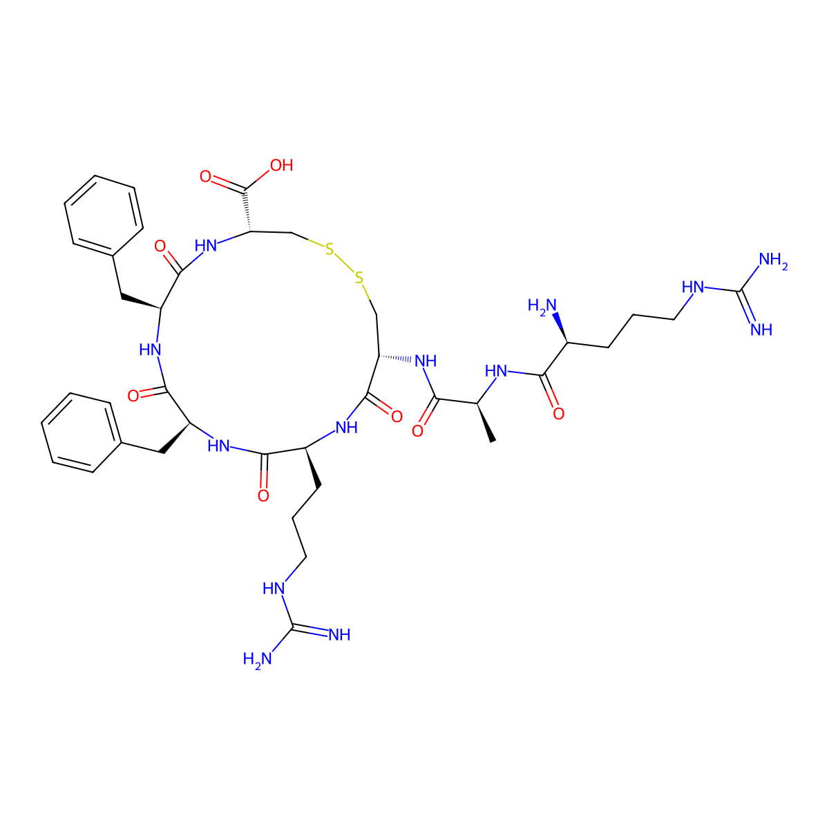 Peptide R, TFA salt molecular structure, CAS 1318232-11-9