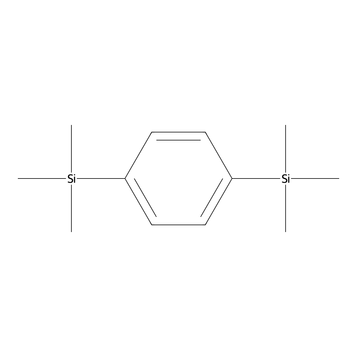 1,4-Bis(trimethylsilyl)benzene molecular structure, CAS 13183-70-5