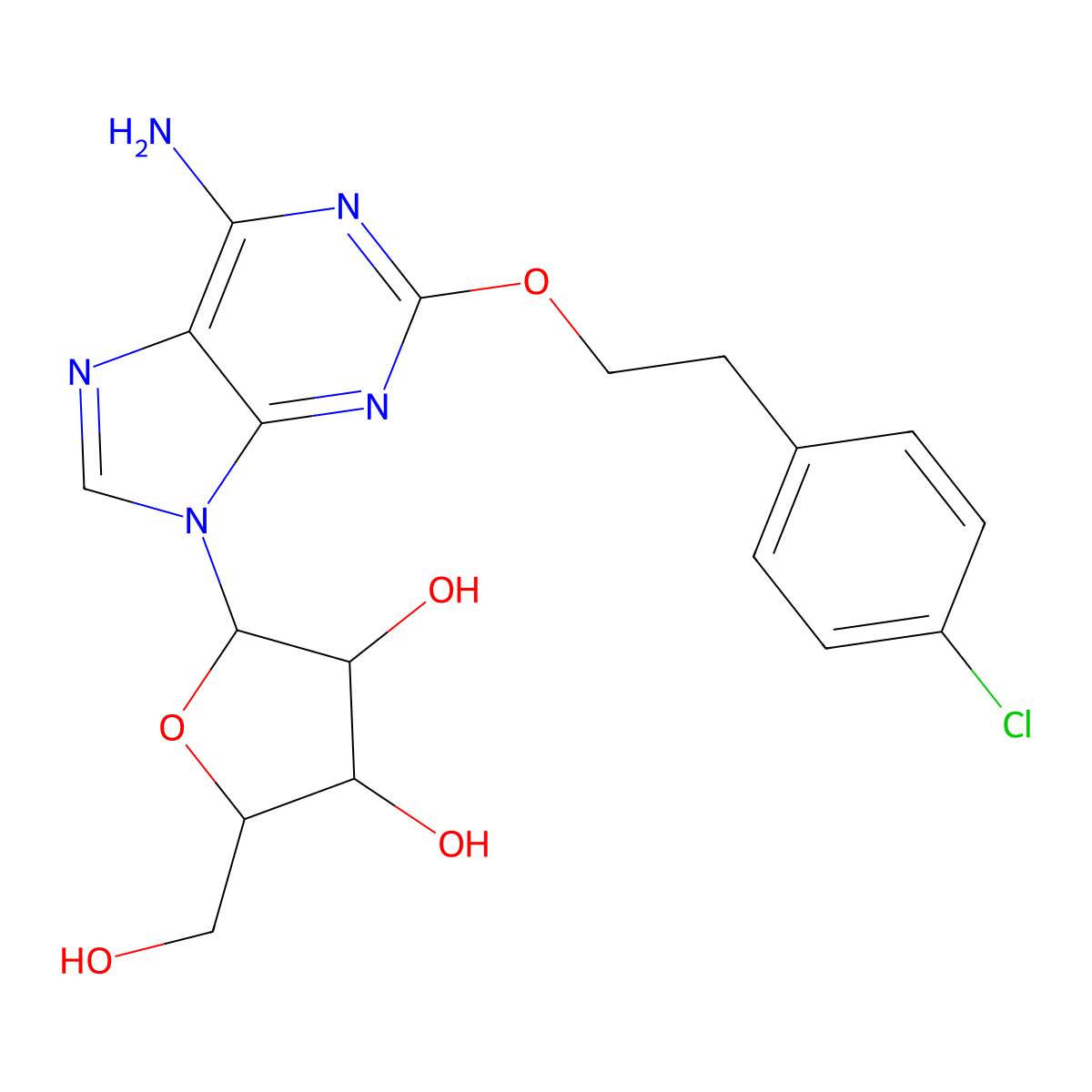 Sonedenoson molecular structure, CAS 131865-88-8