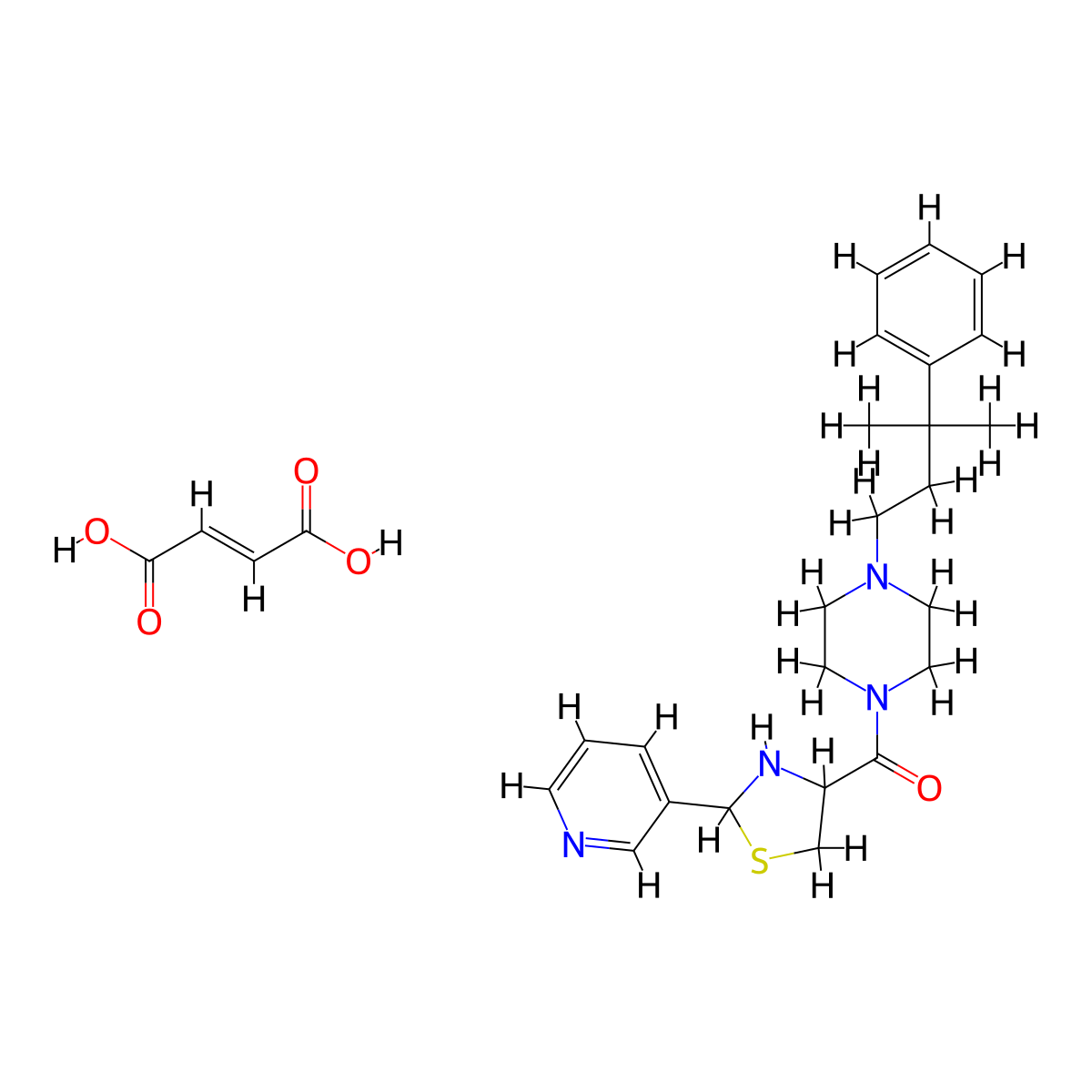 YM 264 molecular structure, CAS 131888-54-5