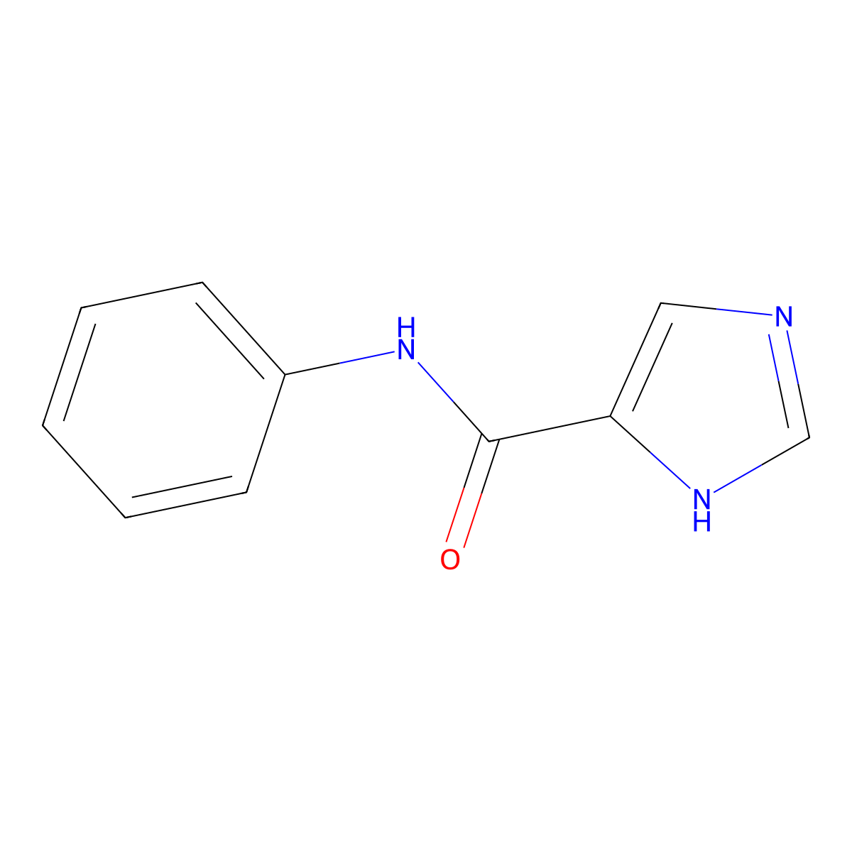 Imidazole-4-carboxanilide molecular structure, CAS 13189-13-4