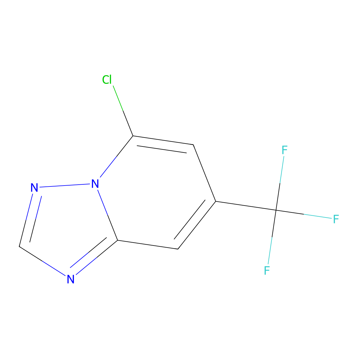 5-Chloro-7-(trifluoromethyl)-[1,2,4]triazolo[1,5-a]pyridine molecular structure, CAS 1319051-34-7
