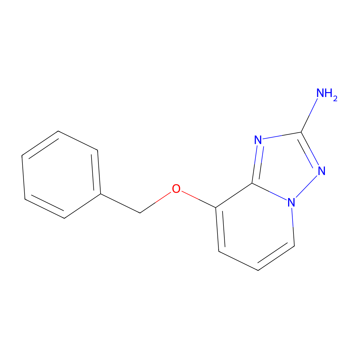 8-(Benzyloxy)-[1,2,4]triazolo[1,5-A]pyridin-2-amine molecular structure, CAS 1319067-83-8