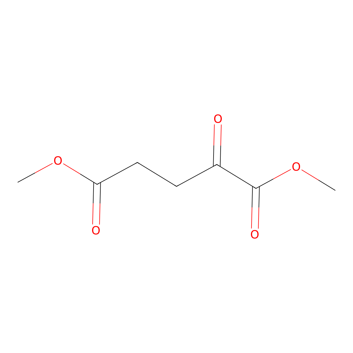 Dimethyl alpha-ketoglutarate molecular structure, CAS 13192-04-6