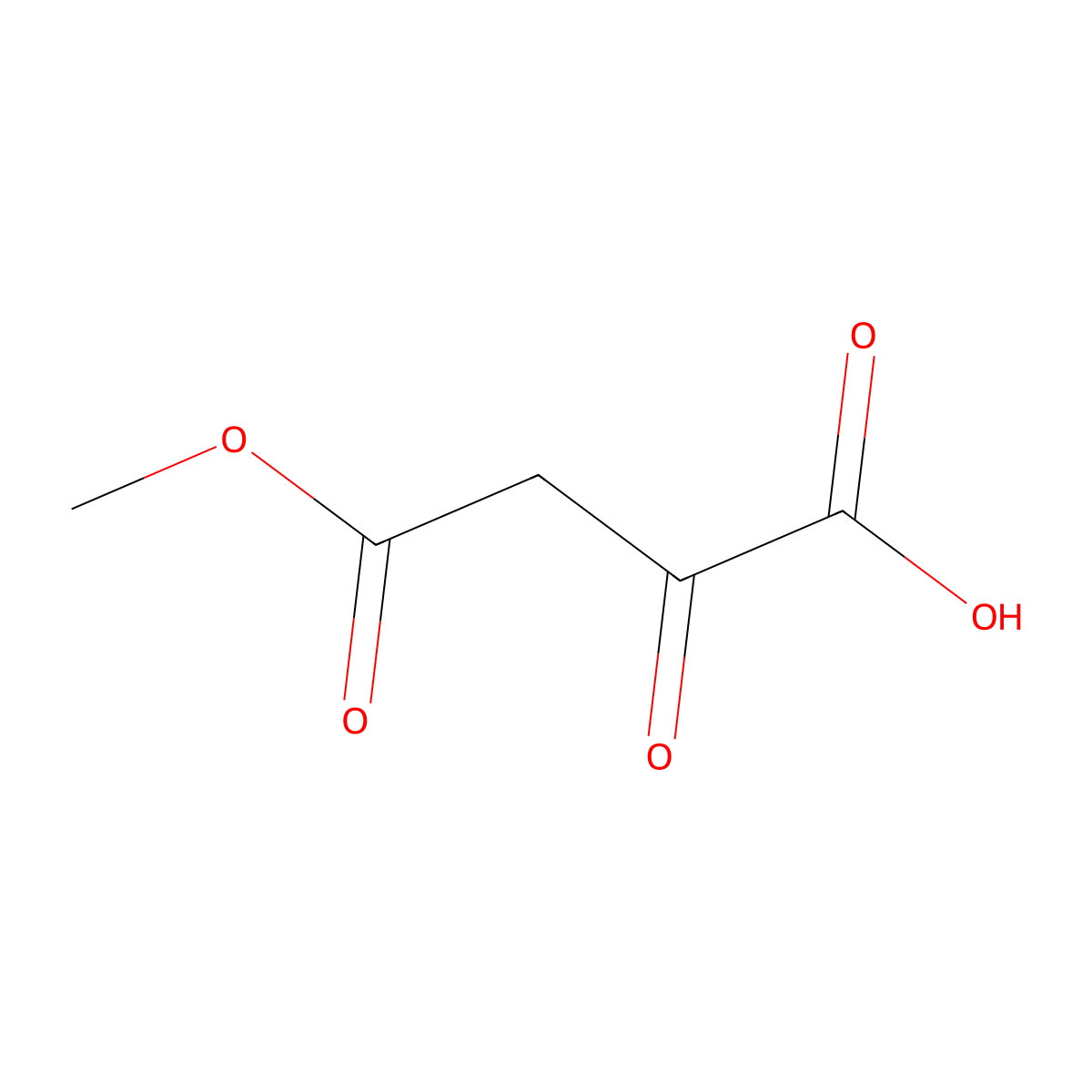 4-Methyl 2-oxobutanedioate molecular structure, CAS 13192-05-7