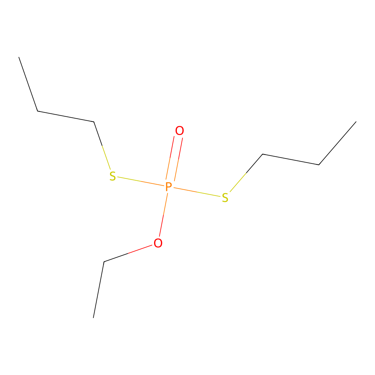 Ethoprophos molecular structure, CAS 13194-48-4
