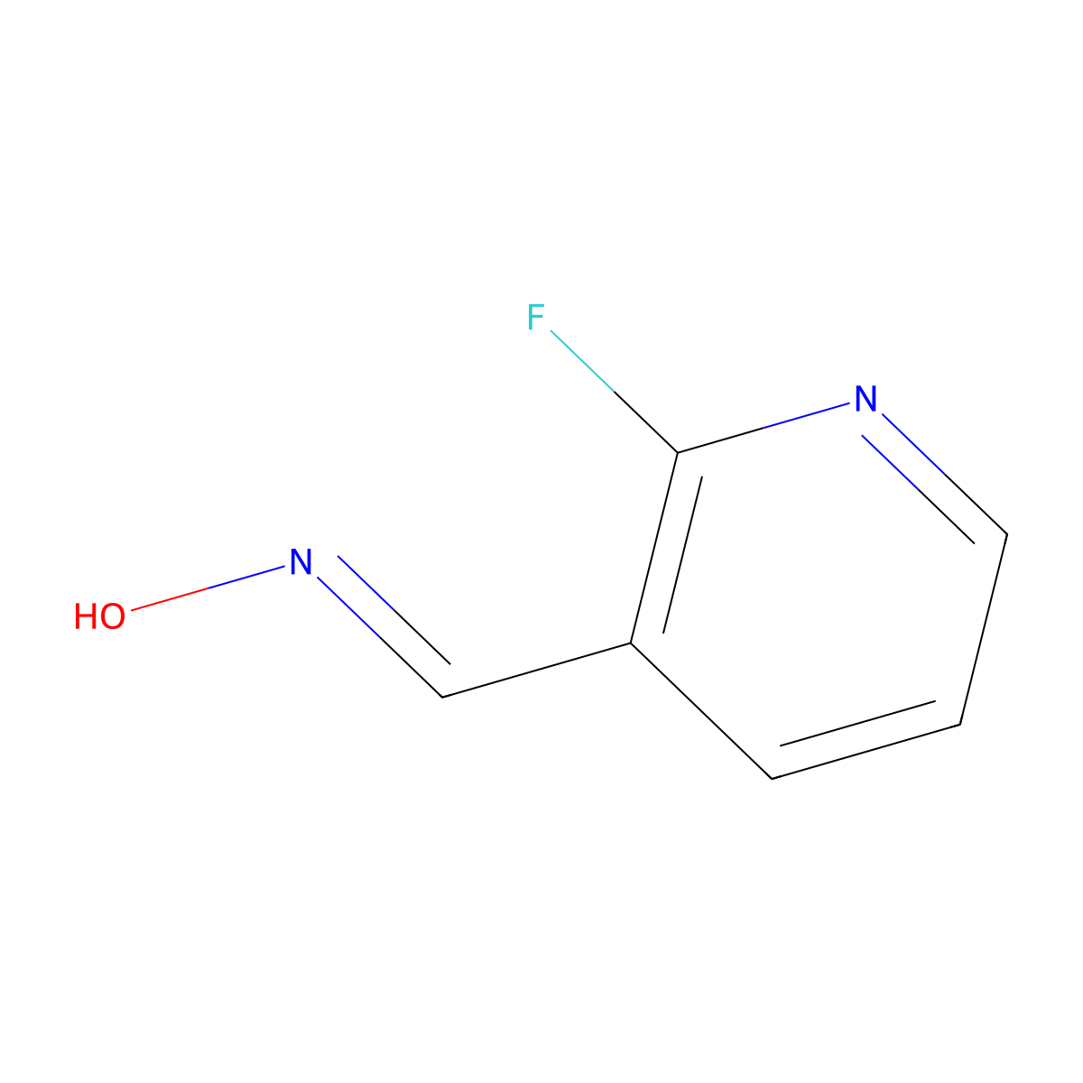 2-Fluoropyridine-3-carboxaldehyde oxime molecular structure, CAS 1319649-65-4