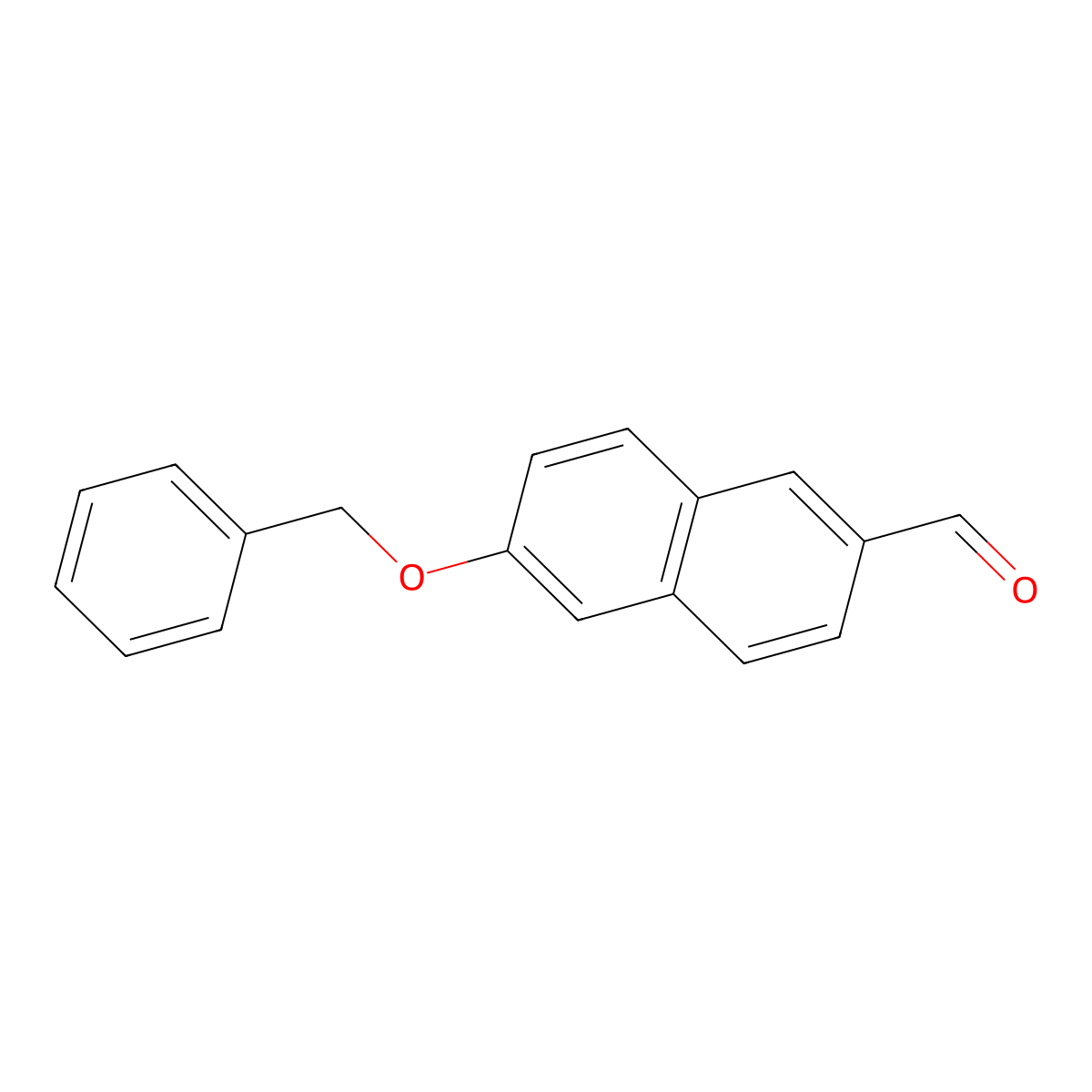 6-Benzyloxy-2-naphthaldehyde molecular structure, CAS 131965-79-2