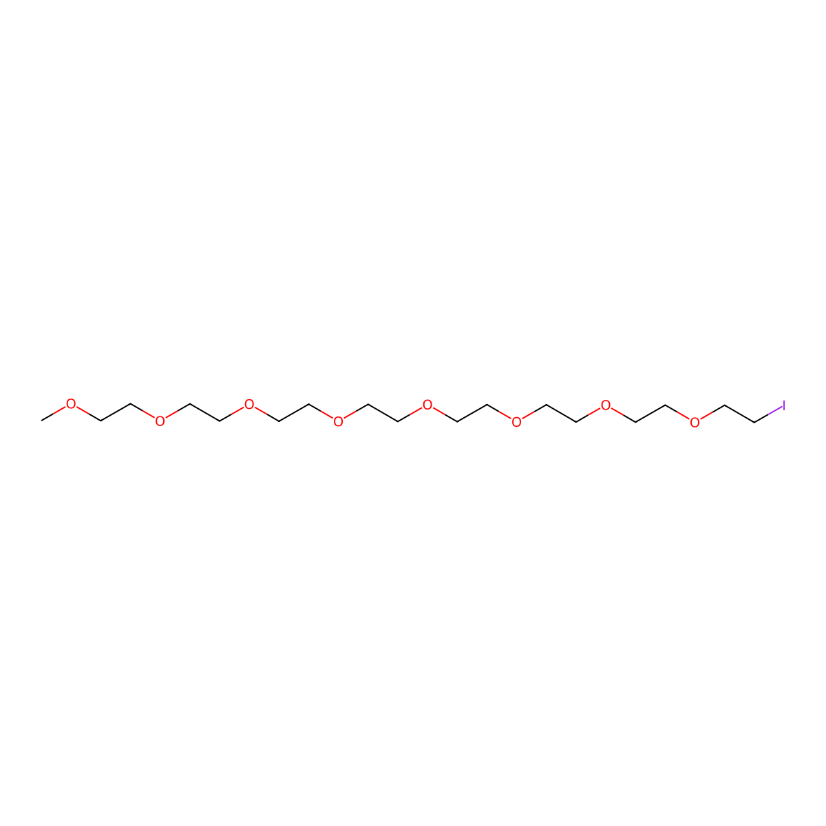 25-Iodo-2,5,8,11,14,17,20,23-octaoxapentacosane molecular structure, CAS 1319730-07-8