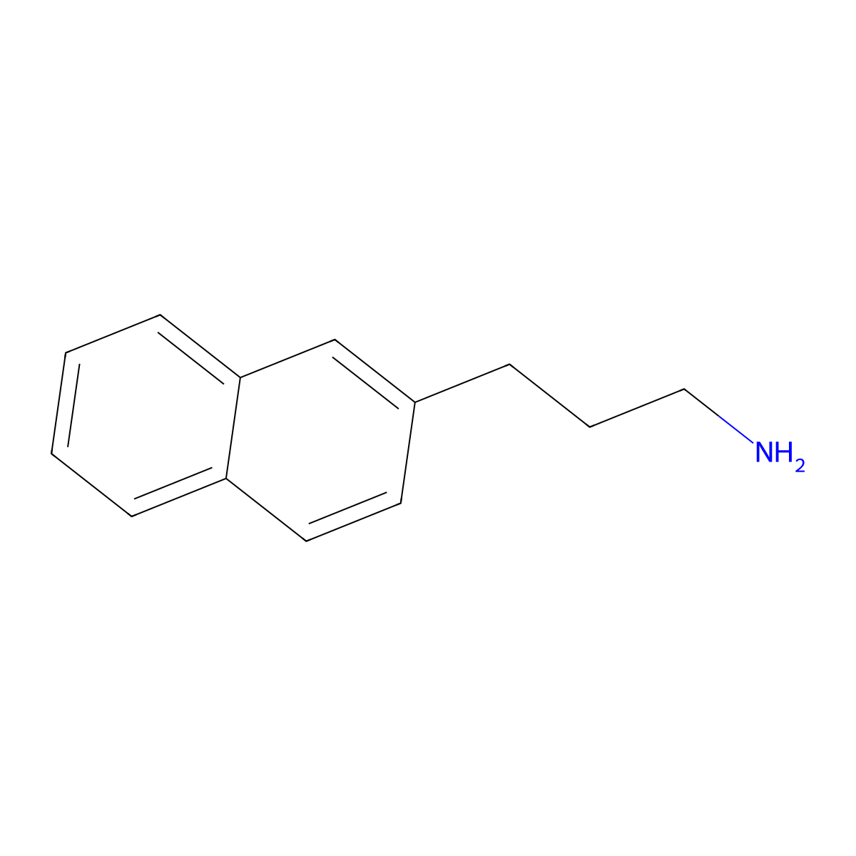 3-(Naphthalen-2-YL)propan-1-amine molecular structure, CAS 13198-21-5