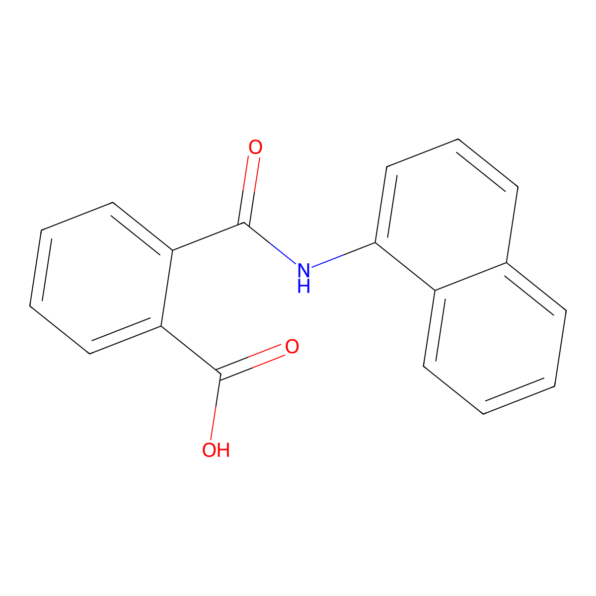 Naptalam molecular structure, CAS 132-66-1
