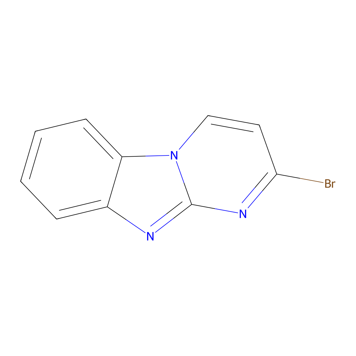 2-Bromobenzo[4,5]imidazo[1,2-a]pyrimidine molecular structure, CAS 1320211-47-9