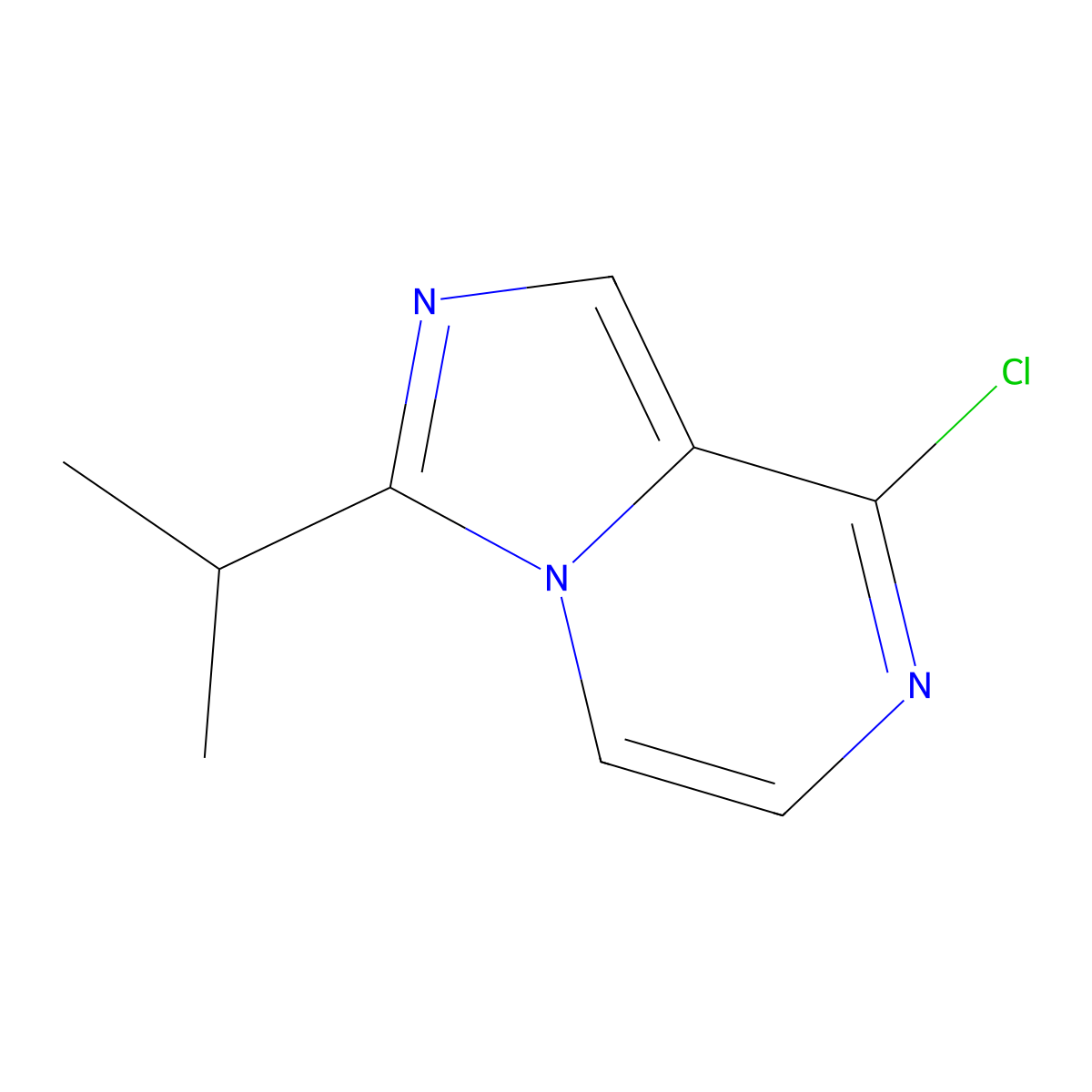 8-Chloro-3-isopropylimidazo[1,5-a]pyrazine molecular structure, CAS 1320266-90-7