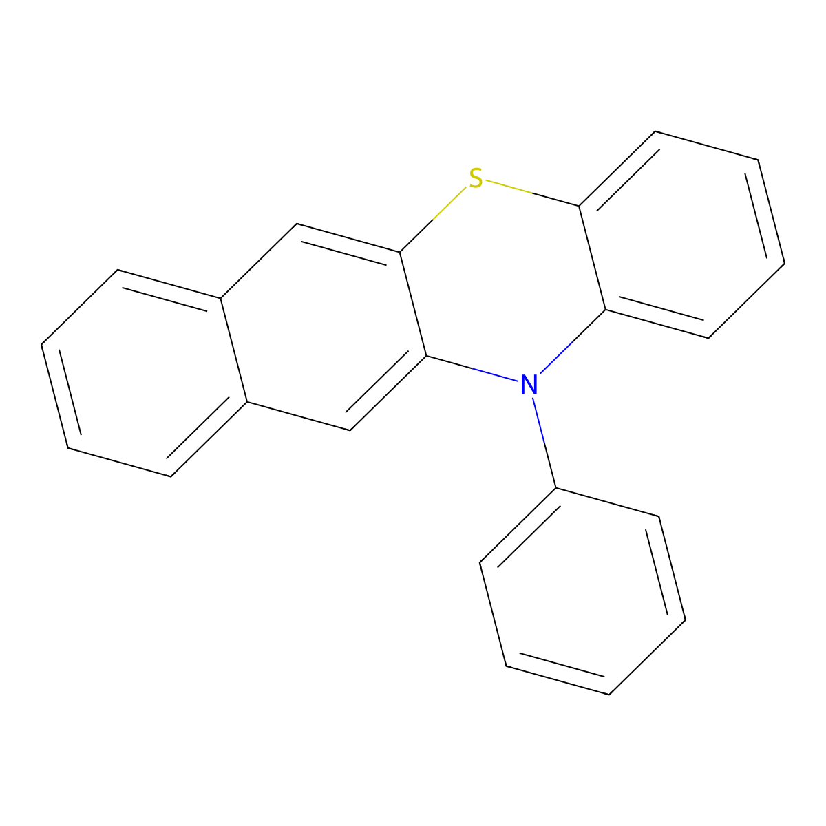 12-Phenyl-12h-benzo[b]phenothiazine molecular structure, CAS 1320277-85-7