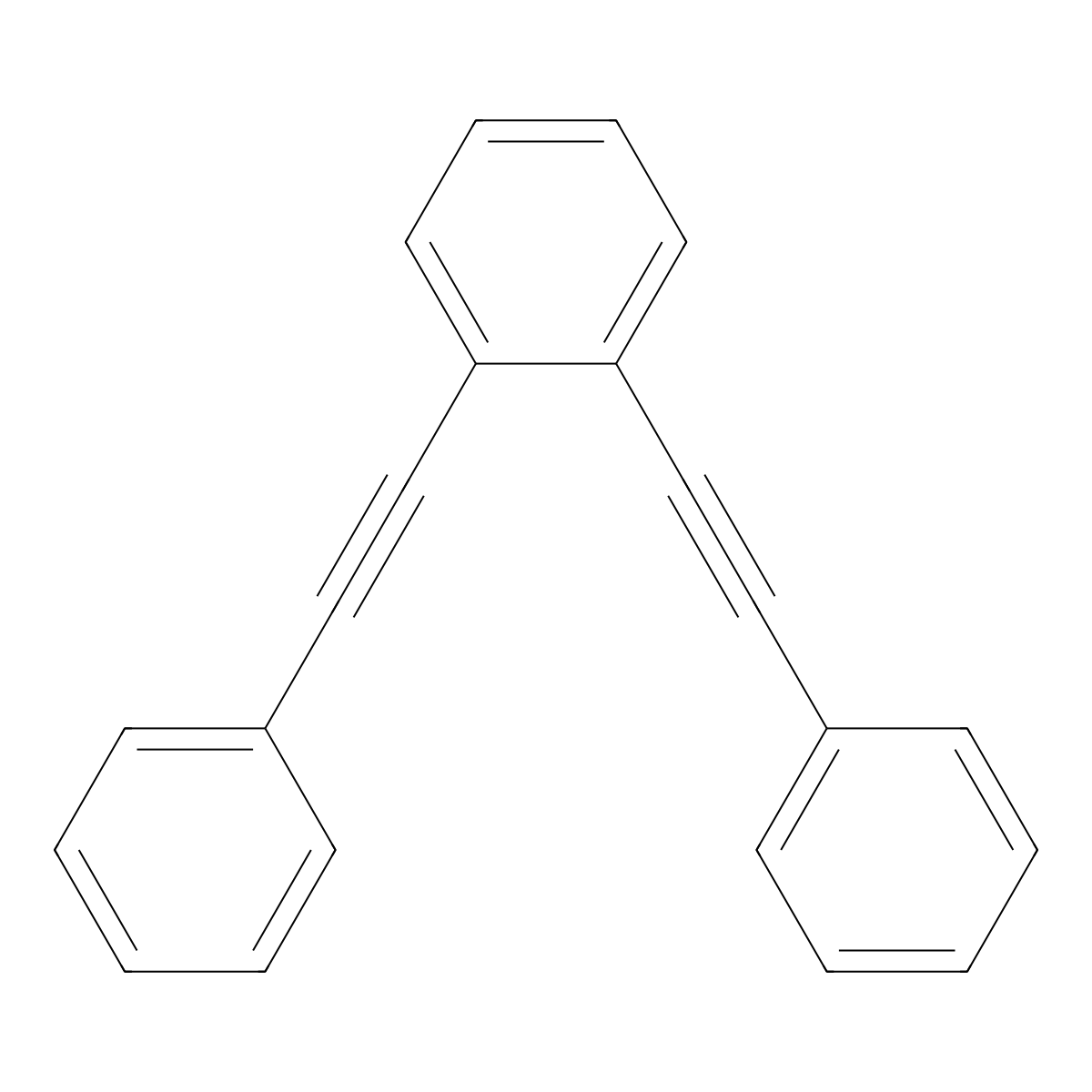 1,2-Bis(phenylethynyl)benzene molecular structure, CAS 13203-60-6