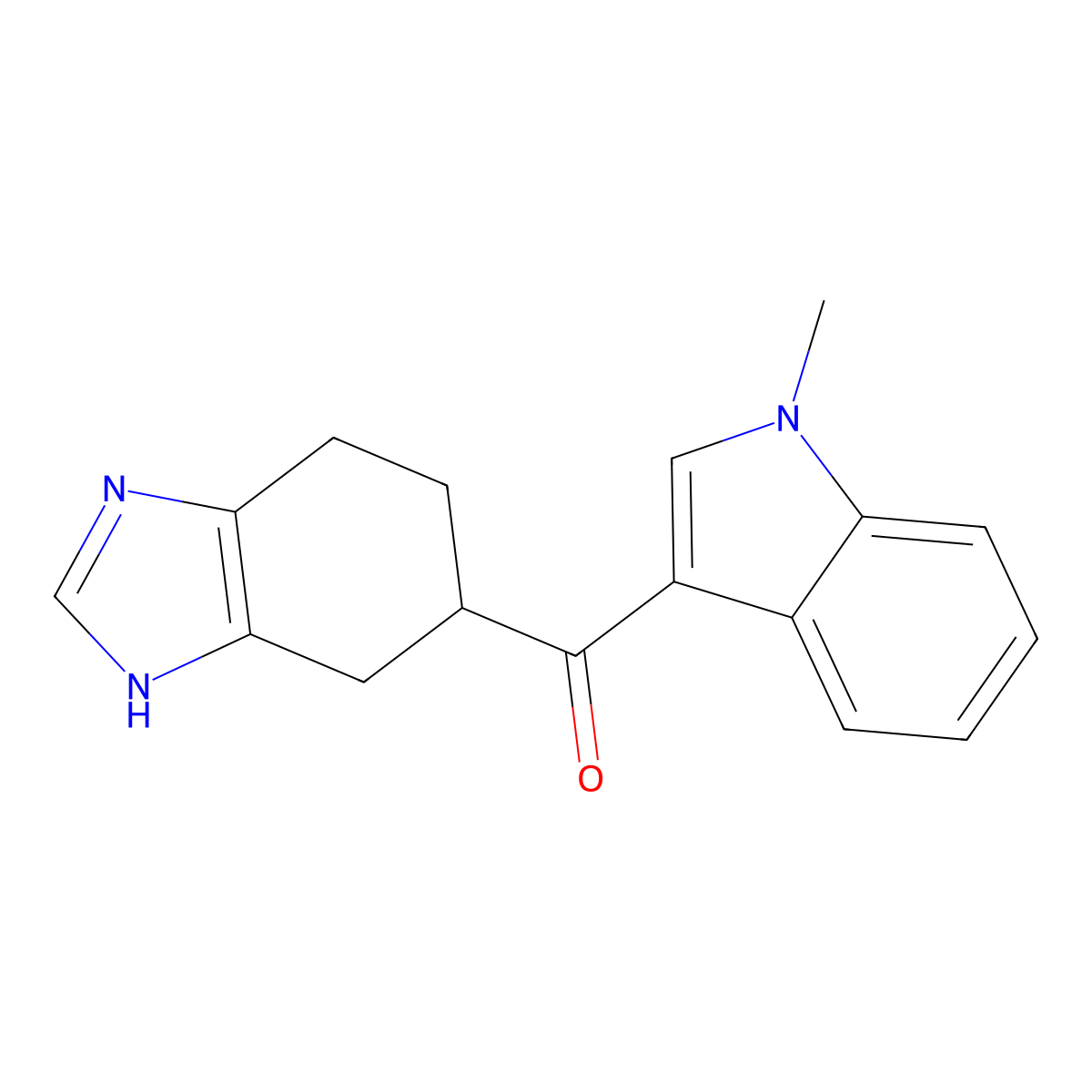 Ramosetron molecular structure, CAS 132036-88-5